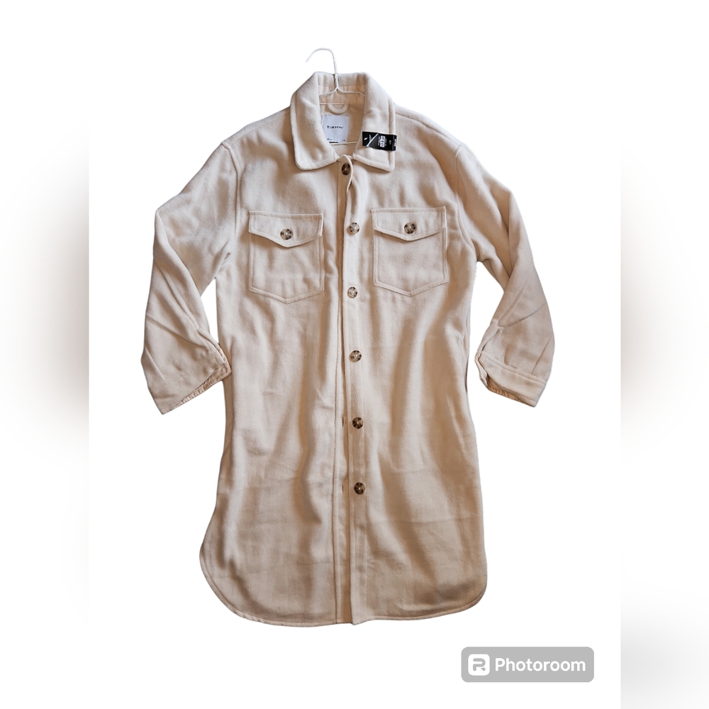 Bluenotes Large Long Shacket P2P 23" Length 41"